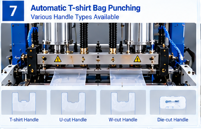 Automatic T Shirt Bag Punching