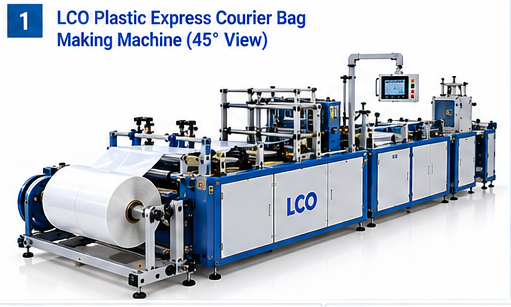 Lco Plastic Express Courier Bag Machine 45 View