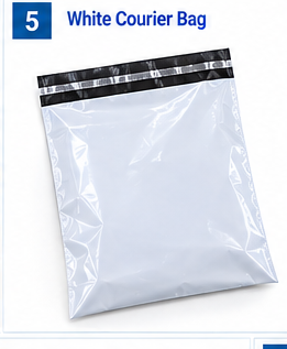 White Courier Bag