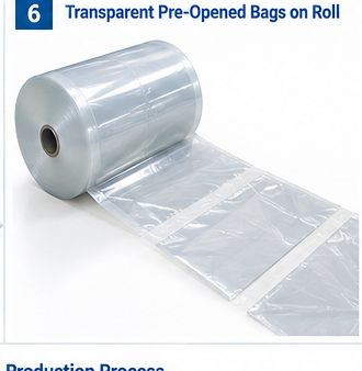 Transparent Pre Opened Bags On Roll